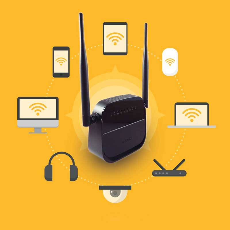 مودم روتر +ADSL2 دی-لینک مدل 5DBINV022