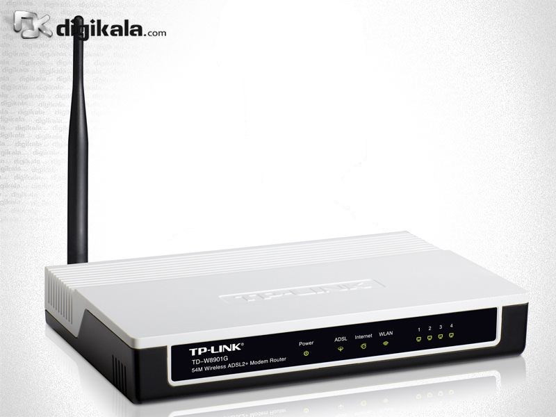 مودم-روتر +ADSL2 و بیسیم تی پی-لینک مدل TD-W8901G_V2