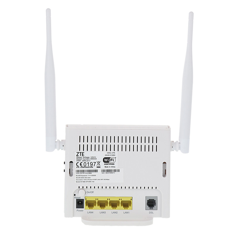 مودم روتر VDSL/ADSL زد تی ای مدل ZXHN-H168N