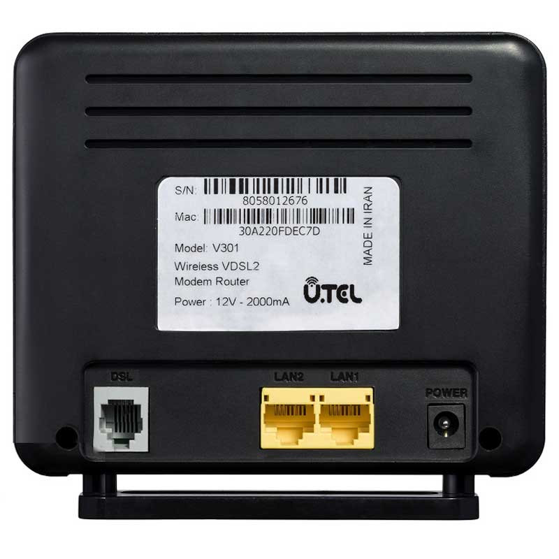 مودم روتر ADSL2+/VDSL2 یوتل مدل V301