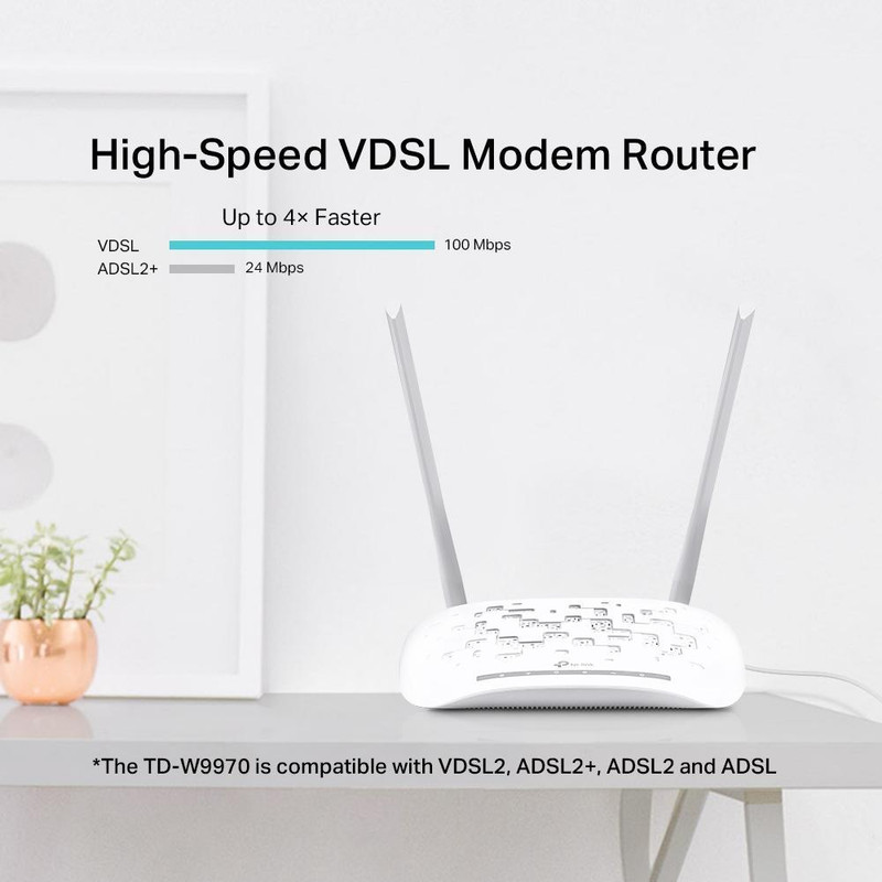 مودم روتر VDSL/ADSL تی پی-لینک مدل W9970